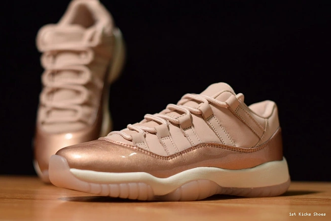 1st Kicks Low Air AH7860-105 Gold Rose Jordan GS 11 0813